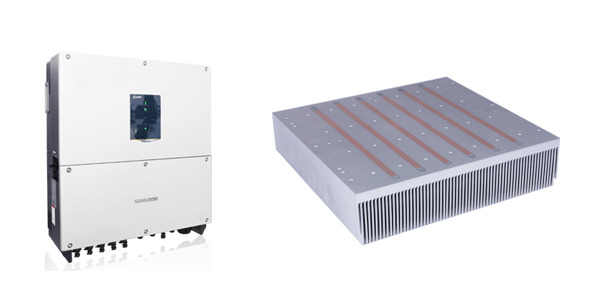 文軒熱能大功率鏟齒散熱器成功應用于光伏行業